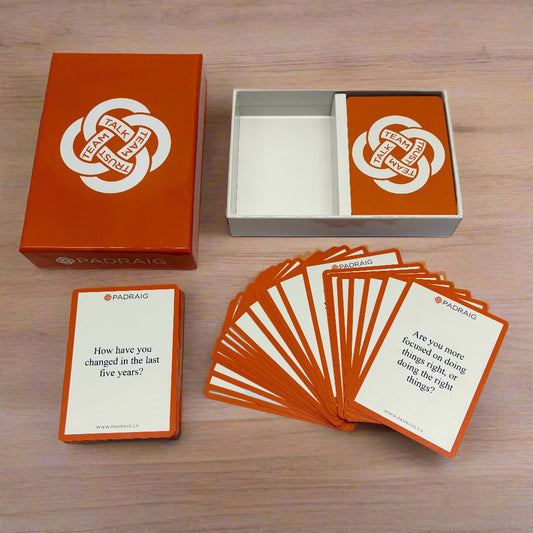 Jeu de cartes "Team Talk, Team Trust"